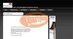 Desktop Screenshot of partyfever-events.de